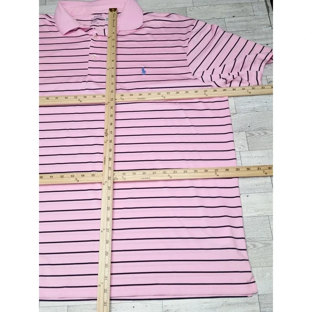 Ralph Lauren Polo Golf Shirt Short Sleeve Pink Blue Black Pony Big Tall Sz 3XLT